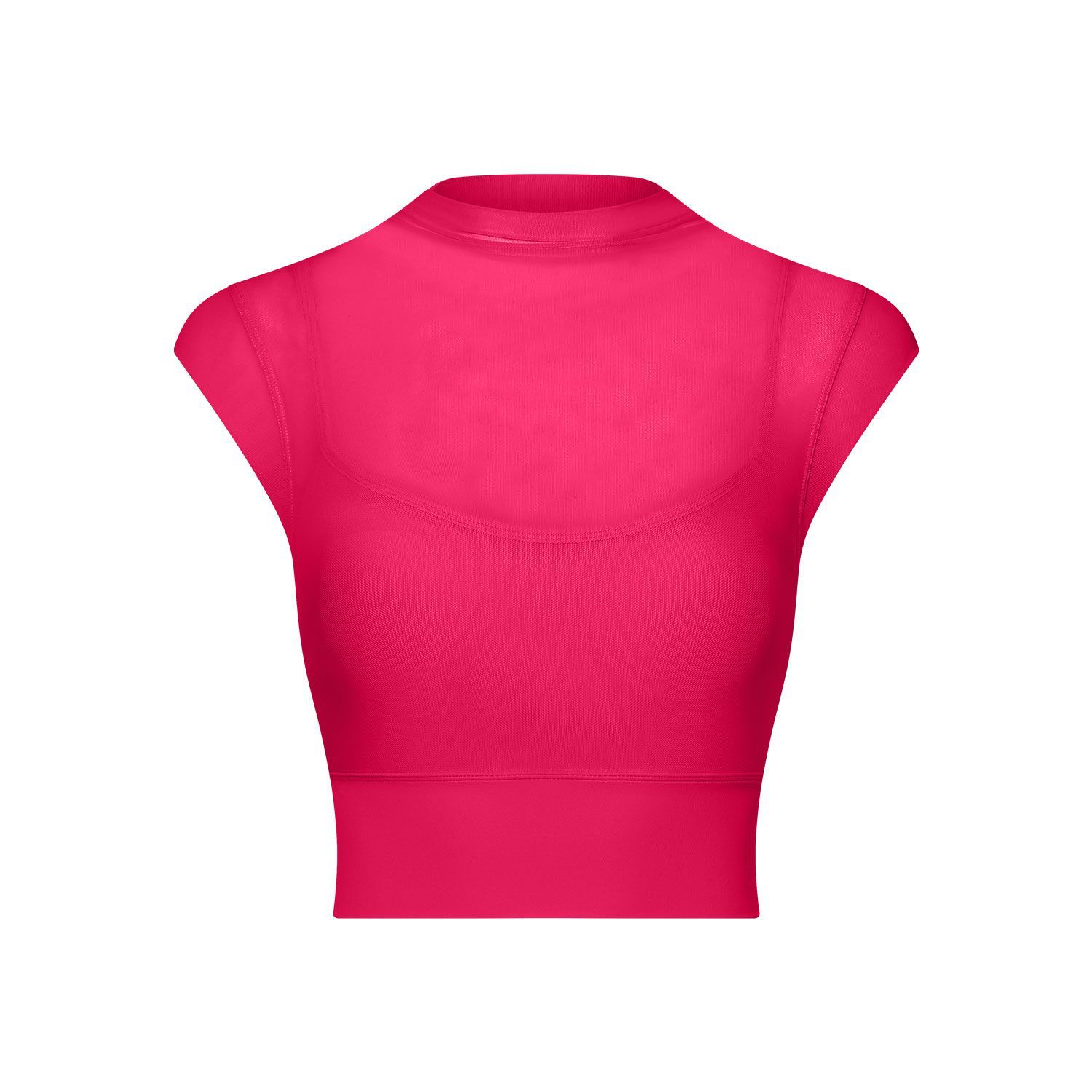 Custom Logo Women Sexy Mesh Nylon Eco-Friendly Yoga Sports Bra Short Sleeve Quick-dry Breathable Nylon/Spandex Solid Color Top