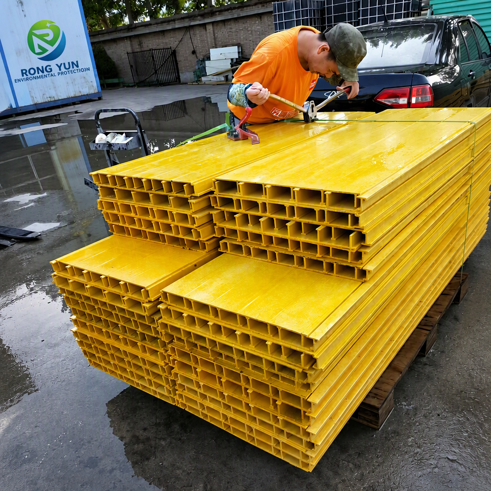 Rongyun Frp Pultruded Profiles Square Tubes Purlins Rectangular Tubes ...