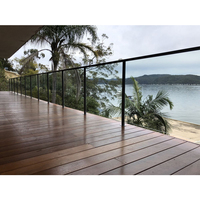 DEEZON Modernes Design Metall balkon Glas geländer für Treppen gebäude & Treppen geländer für Villa & Hotel
