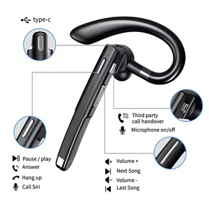 Auriculares Inalámbricos TWS YYK520, Manos Libres, para Conducir, Oficina, Correr, con Gancho para la Oreja, Auriculares Inalámbricos YYK520 - Product Image 2