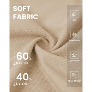 FOXA Womens Wide Leg Palazzo <b>Pants</b> High Waist Loose Fit With Pockets Breathable Crepe Fabric <b>Summer</b> Beach Business Casual - Product Image 6