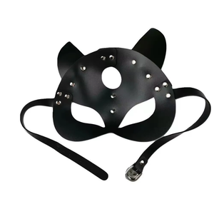 Juegos para adultos, juguetes, venta al por mayor, conjunto de máscara de cuero PU para los ojos, BDSM, <span class=keywords><strong>juego</strong></span> de rol, máscara sexual, equipo de Bondage para parejas - Product Image 4