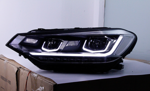 Conversión de faros delanteros para Volkswagen <span class=keywords><strong>Touran</strong></span> a faros de xenón LED con luces de circulación diurna - Product Image 3
