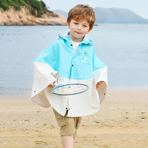 Robe de plage pour enfants personnalisée en usine, <span class=keywords><strong>poncho</strong></span> de <span class=keywords><strong>surf</strong></span>, parka imperméable, veste - Product Image 1