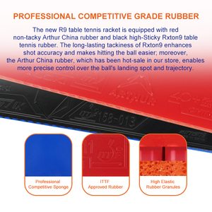 Raquettes de Tennis de Table Personnalisées Caoutchouc Homologué ITTF Carbone Professionnel Raquettes de <span class=keywords><strong>Ping</strong></span>-<span class=keywords><strong>Pong</strong></span> Vente en Gros - Product Image 5