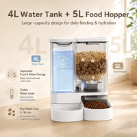 Dispensador de Comida para Mascotas Moderno y Ecológico Programable con 40 Días de Autonomía en Espera y Compatibilidad con Comida Seca de 3-12 mm