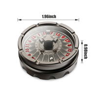 Roulette Fidget Spinner D20 Revolver-Roulette Ungewöhnliches Würfelset D&D Würfel für RPGs Dungeons and Dragons Tabletop-Spiele