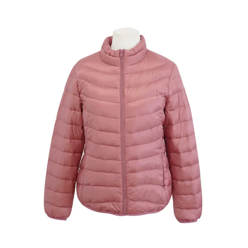 Manufacturer Wholesale Winter Down Jacket for Women Lady Winter Shiny Nylon White Duck Quilted Winter Women Clothing Clothes