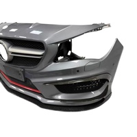 Kit de Parachoques Delantero y Kit de Radiador de Alta Calidad para Mercedes-Benz CLA45 (W117), Compatible con Modelos 2013-2016