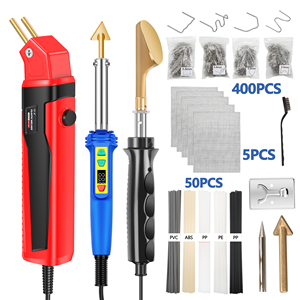 <span class=keywords><strong>Soldador</strong></span> Eléctrico para Reparación de Plástico de Parachoques de Automóviles, <span class=keywords><strong>100W</strong></span>, 110V/220V, con Punta Plana y Cuchilla de Alisado - Product Image 3