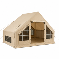 Tente gonflable quatre saisons, imperméable, pour famille, pour le camping et le glamping en plein air