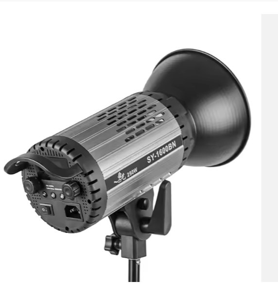 Photography Studio Light Bowens Mount 300W Cob 3200K-5600K Dimming CCT Spotlight Remote Control Video Light for Camera Metal