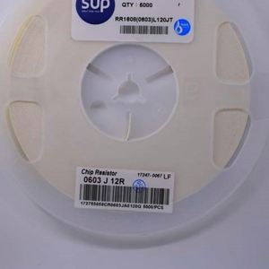 Manufacturer Direct RR1608 0603L120JT 0603 1608 Resistors Chip Resistors SMD Resistors 12ohm 5% 1/10W Thick Film Resistor - Product Image 1