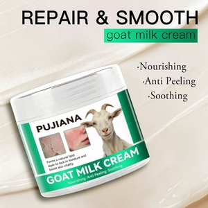 <span class=keywords><strong>Crème</strong></span> réparatrice au lait de chèvre PUJIANA pour peaux sensibles, rouges et sèches, <span class=keywords><strong>crème</strong></span> au lait de chèvre pour hydrater, réduire les <span class=keywords><strong>rougeurs</strong></span> et soulager les peaux squameuses - Product Image 5