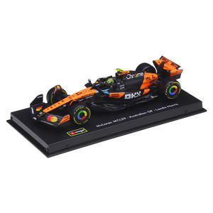 Bburago 1:43 2025 F1 Racing Mclaren Redbull Ferrariii # 4 # Modèle de voiture miniature en alliage métallique 81 MCL39, édition reliée - Product Image 1