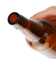 Botella de Vidrio para Cerveza Casera, Hermética, con Sello de Goma, Color Ámbar, 16 oz, Vacía, 1000 ml, 500 ml, 330 ml, con Tapa Abatible EasyWire