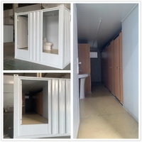 Toilette mobile en acier portable de 20 pieds au design moderne pour la maison, le bureau, l'atelier, la cuisine, l'hôtel et la salle de bain