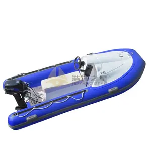 RIB350 नाव 3.5 m inflatable गति शीसे रेशा नाव जेट नाव