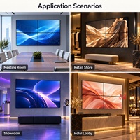4K60 HDMI Video-Wall-Controller 2x2 USB-Medienwiedergabe Audio-Ausgang Display-Controller für Digitale Beschilderung