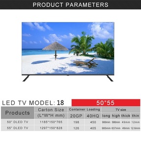 Nuovo modello senza telaio 32 43 50 55 pollici di vetro di grandi dimensioni dello schermo tv led di visualizzazione di foto digitali smart tv - Product Image 4