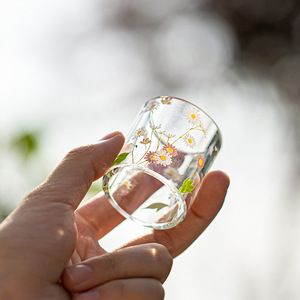 Wuxi Hall Daisy Glass Lid Holder For Teapot And <b>Teacup</b> Gaiwan Tea Ceremony Accessory Eco Friendly - Product Image 3