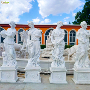 Estatuas <span class=keywords><strong>de</strong></span> mármol <span class=keywords><strong>de</strong></span> esculturas <span class=keywords><strong>de</strong></span> cuatro estaciones hechas a mano <span class=keywords><strong>de</strong></span> primera calidad para exportación - Product Image 3