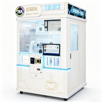 Distributeur automatique de Bubble Tea avec écran tactile, machine à thé aux perles automatique, préparation de boissons Boba fraîches en libre-service