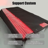 Tapis de luminothérapie rouge pour le sommeil, 660nm 850nm, pour la récupération corporelle complète, la relaxation et l'utilisation à domicile comme spa (Expédition depuis les États-Unis)