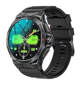 K série usine K62 AMOLED IP68 smartwatch fréquence cardiaque SpO2fitness tracker extérieur reloj inteligente appel montre intelligente