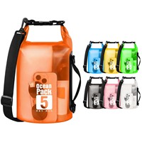 Sac étanche en PVC grande capacité pour activités de plein air, semi-transparent, idéal pour la plage, la natation et le rafting – Best-seller transfrontalier