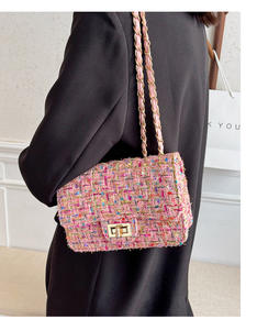 批发奢华设计师女士斜挎包女链条女士单肩包 - Product Image 4