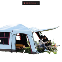 Tente de voiture de luxe pour l'arrière, tente familiale tout-terrain pour le camping en plein air, quatre saisons, imperméable, en tissu Oxford, installation rapide, tente d'extension haut de gamme