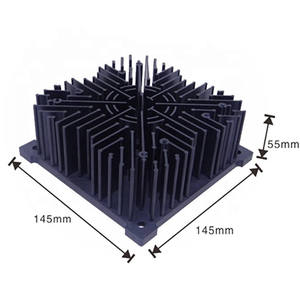 High Quality 50W LED Heatsink Custom Anode Cold <strong>Forging</strong> IP68 Aluminum Square Copper <strong>Nickel</strong> LED High-End <strong>Forging</strong> Services Factory