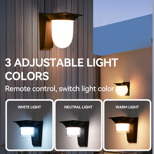 Lámpara de Pared <span class=keywords><strong>LED</strong></span> Dingdian con Energía <span class=keywords><strong>Solar</strong></span> para Jardín, Control Remoto, Decorativa, Impermeable para Exteriores - Product Image 3