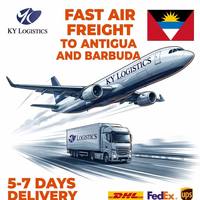 Agent d'expédition express rapide vers Antigua, service logistique, transitaire Chine vers Saint-Jean, service aérien porte-à-porte, meilleur service