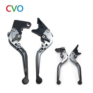 CVO-mango de <span class=keywords><strong>freno</strong></span> para motocicleta <span class=keywords><strong>KTM</strong></span> DUKE 250, mango de aleación de aluminio con ajuste de forma de cuerno de ganado - Product Image 3