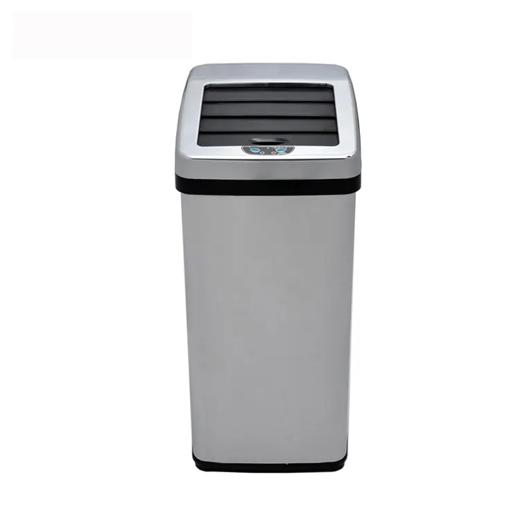 30L home square stainless steel smart automatic sensor rubbish bin