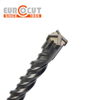 Foret de marteau de puissance matériel SDS Plus Cross 40Cr & YG8C pour le forage de béton et de pierre
