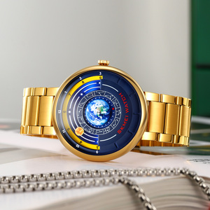 <span class=keywords><strong>Montre</strong></span> à quartz SKMEI 2361 pour homme, boîtier en alliage de zinc, bracelet en acier inoxydable, verre, résistante à l'eau 3 BAR, 12 signes du zodiaque - Product Image 3