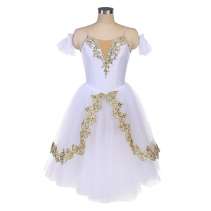 Vestido de Ballet Profesional para Adultos, Falda Esponjosa Color Rosa Jade, Tutú de Ballet para Mujer - Product Image 5