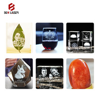 Machine de gravure au laser UV 5W pour gravure 3D intérieure sur verre, acrylique, photo personnalisée, logo, marquage