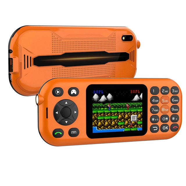 2.8 Inch Retro Game Phone Classic Physical Keypad 2500mAh Battery 2G SIM Card Support Camera Custom Logo Spanish Mobile
