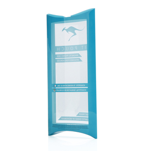 Chinese Manufacturers Wholesale Gift Packaging Pvc Material square Shape Transparent Pillow Shape <b>Plastic</b> <b>Boxes</b> with a Hook - Product Image 5
