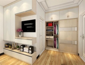 Pas cher Armoires Gris Blanc Coulissant <span class=keywords><strong>Armoire</strong></span> 2 Porte - Product Image 2