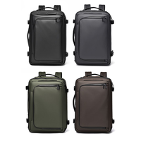 Sac à dos pour ordinateur portable de voyage imperméable de grande capacité tendance pour hommes avec logo personnalisé de haute qualité en PU