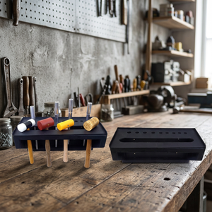 Mandrin à anneaux SUNTOOLS/STIPL 441C de haute qualité en bois massif aide à remodeler les anneaux pliés ou à former de nouveaux anneaux de la taille et de la forme souhaitées - Product Image 6