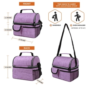 <span class=keywords><strong>Sac</strong></span> <span class=keywords><strong>isotherme</strong></span> de pique-nique personnalisable avec bandoulière <span class=keywords><strong>Sac</strong></span> à main réutilisable étanche pour le travail Pique-nique Sacs à lunch isothermes pour adultes - Product Image 2