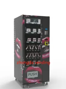 Zhongda Custom Design Ciglia Pacchi Dei Capelli Parrucche di Bellezza Distributore automatico Con 10 pollici Touch Screen video booth video di avvio