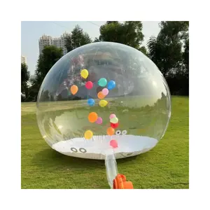 High End pvc bubble balloons dome kids transparent bubble tent house snow globe for photo booth