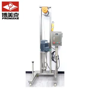 Beweegbare Elektrische Lifting High Shear Mixer Cosmetische Crème Homogeniserende Emulgator Machine